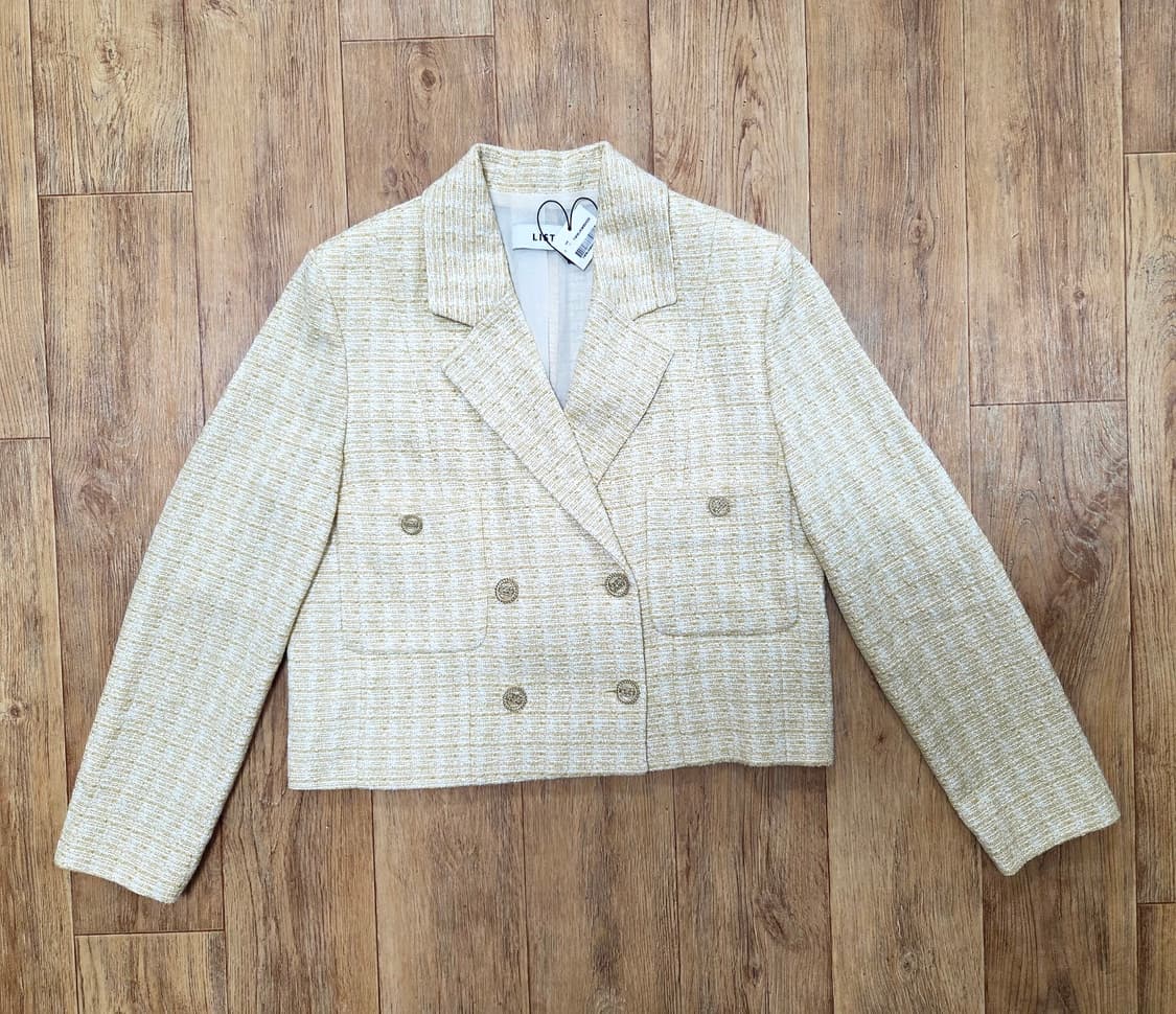 리스트(LIST) 트위드 더블 크롭자켓 55 새상품 상품이미지2