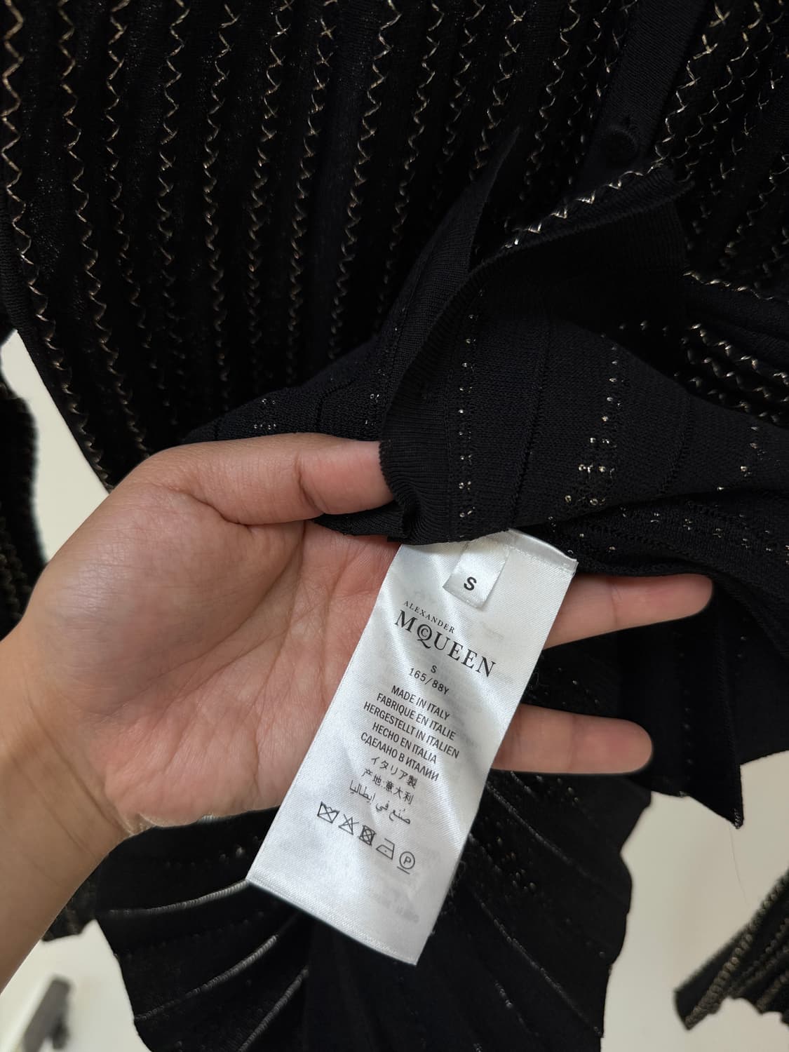 알렉산더 맥퀸 금사 가디건(S) 상품이미지10