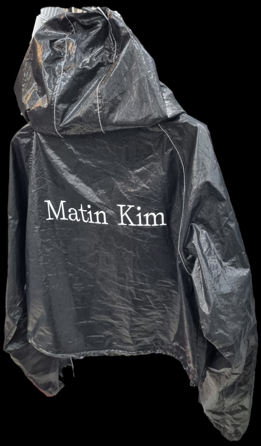 마뗑킴 블랙 크롭 바람막이 FREE 상품이미지2