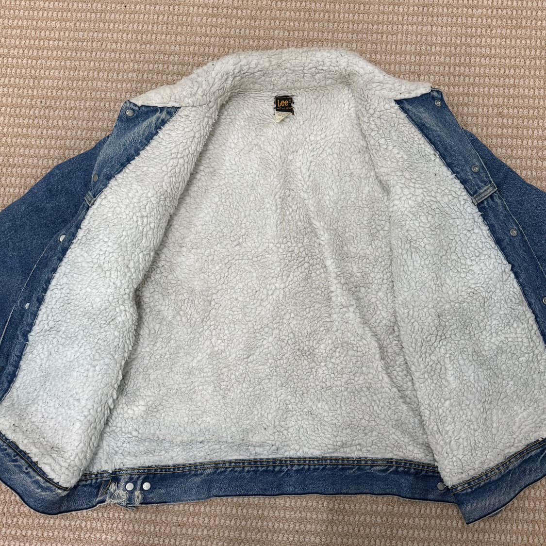 리 Lee 데님 쉐르파 자켓 80년대 USA 상품이미지5