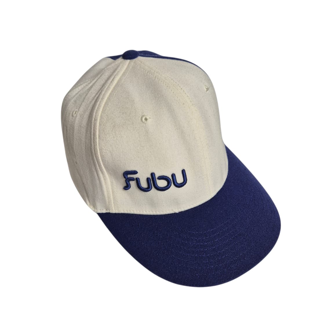 FUBU) 00s 푸부 빅 로고 스플릿 2톤 캡 상품이미지2