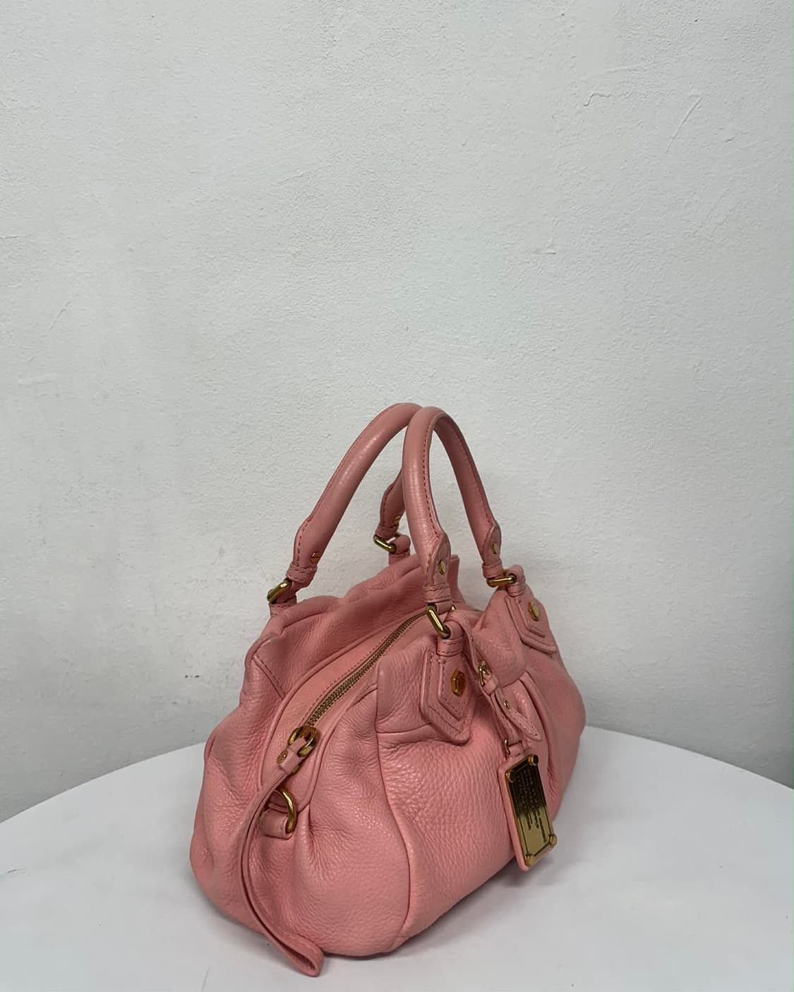 마크제이콥스 Y2K 핑크 가죽 사첼 토트백 상품이미지2