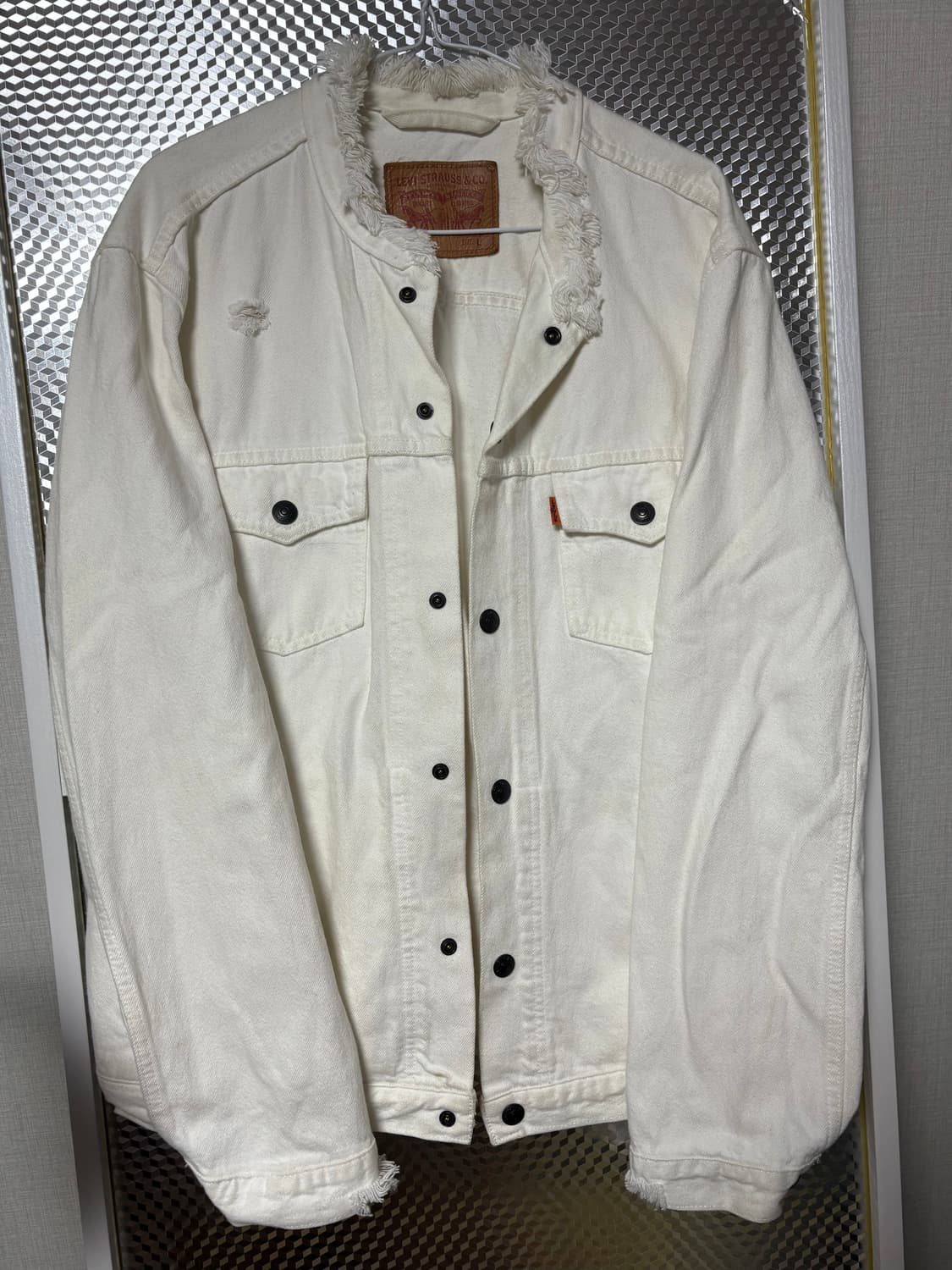 Levis 리바이스 오렌지 탭 데미지드 자켓 상품이미지3