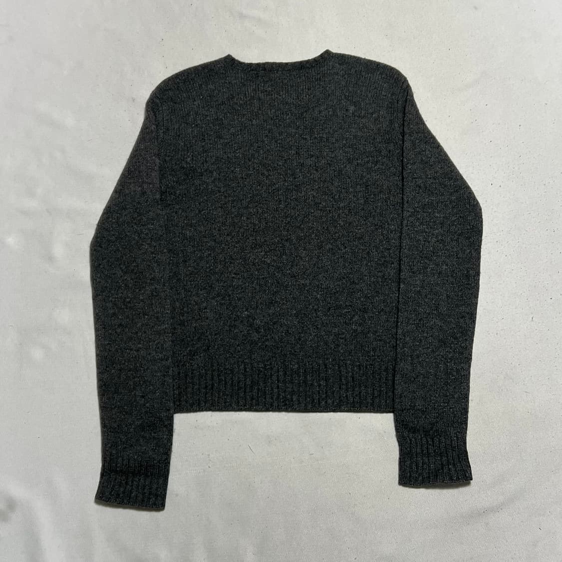 95 폴로랄프로렌 여성용 라운드넥 울 차콜 니트 상품이미지3