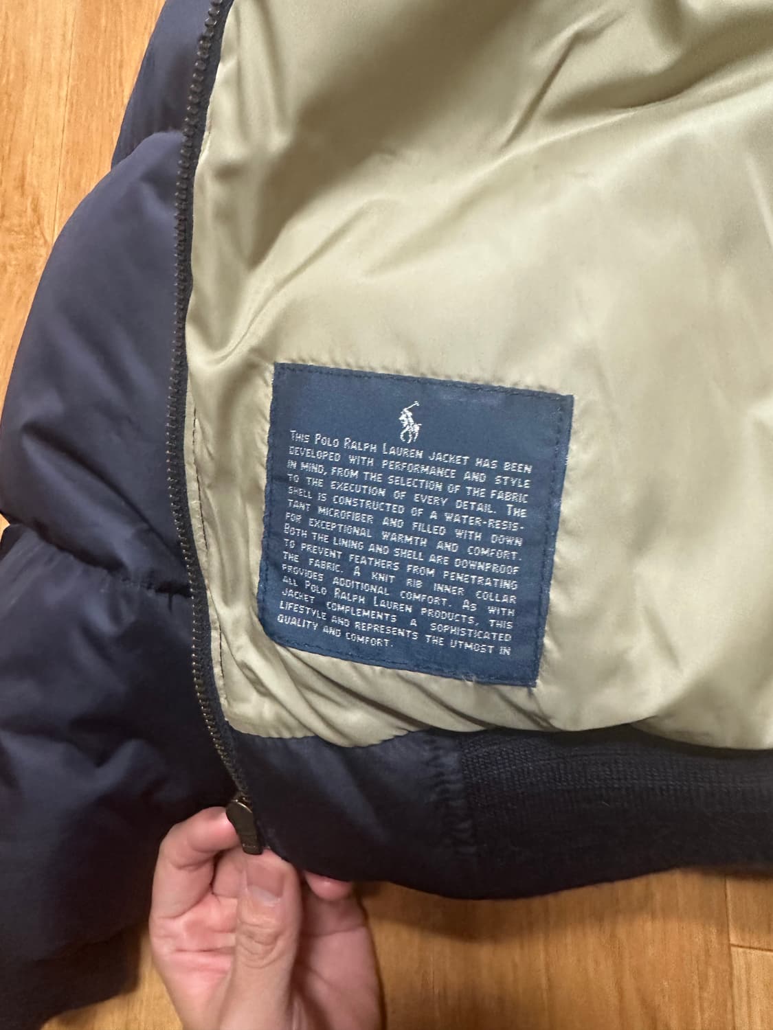 팔로 팔라스맛 패딩 네이비 L 상품이미지4