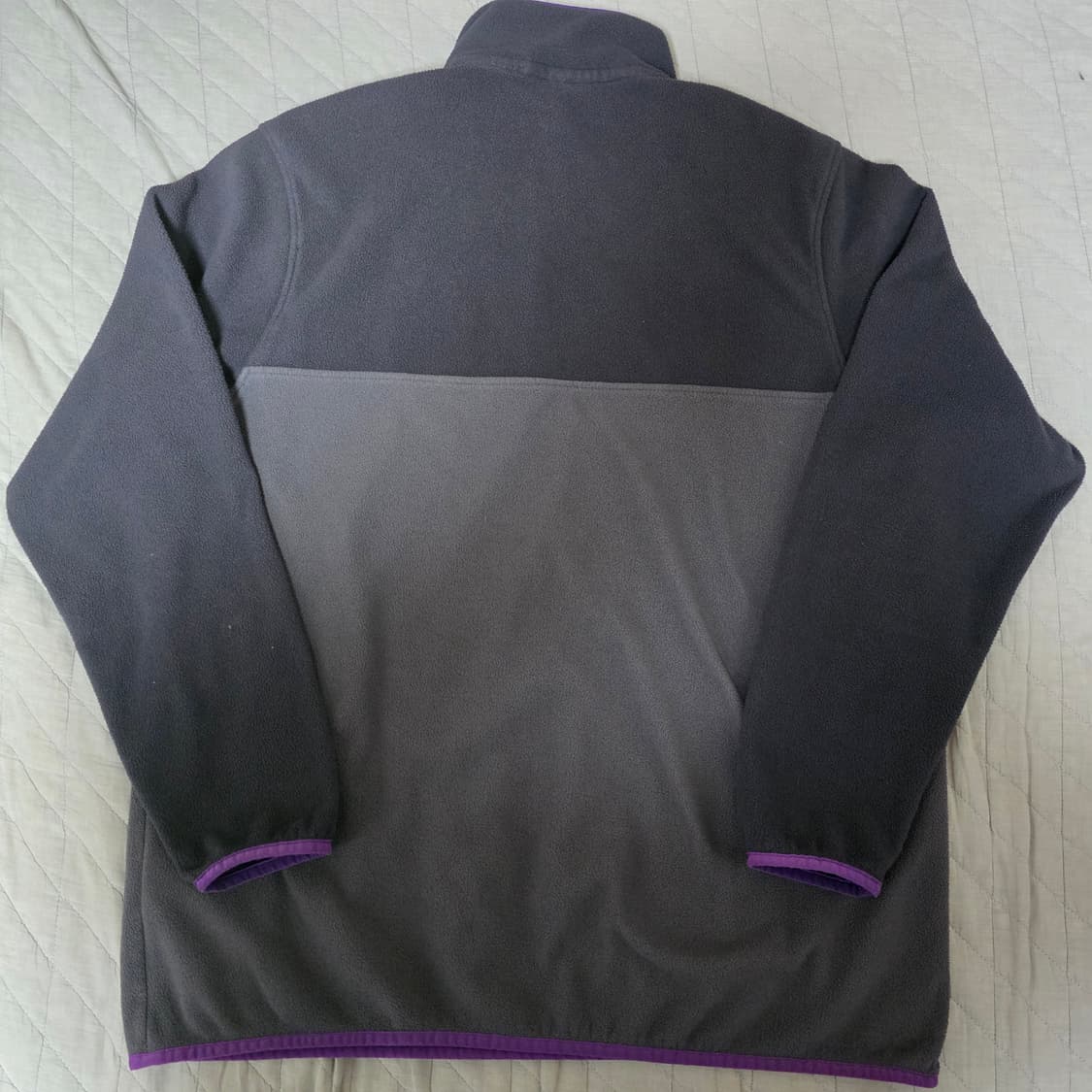 [L] 빈티지 파타고니아 마이크로 디 스냅 플리스 그레이/퍼플 상품이미지6