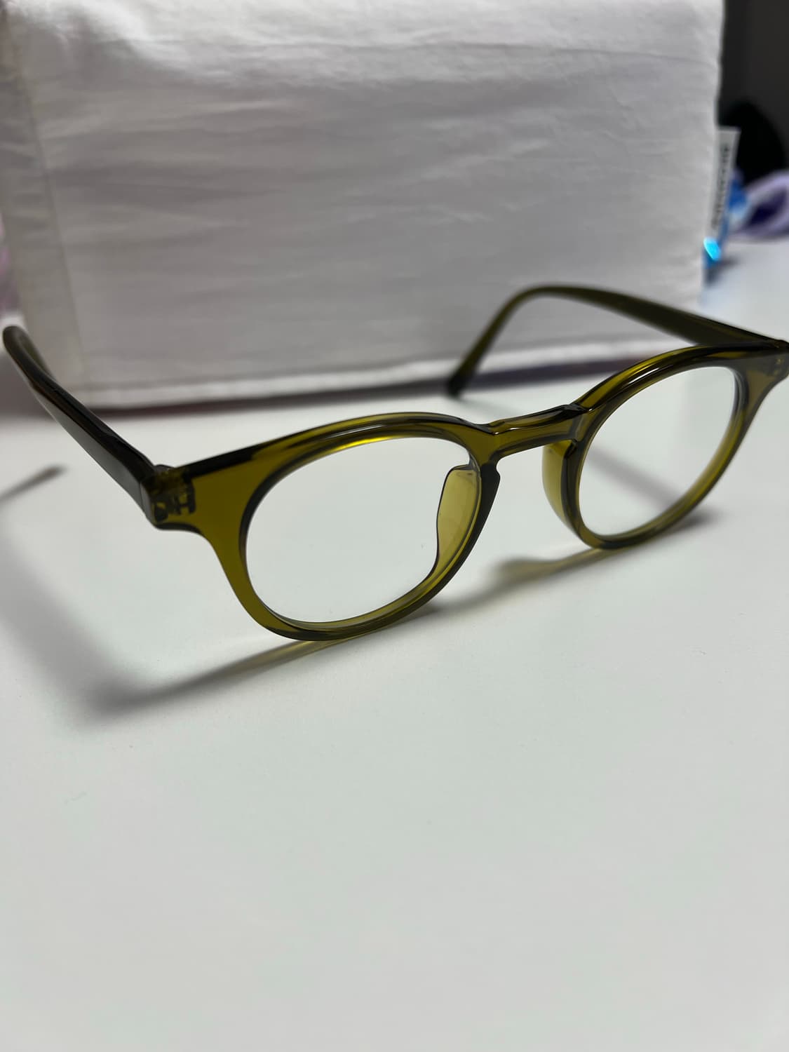 한글안경 서울컬렉션 연희 카키(블루라이트 차단렌즈 포함) 상품이미지4