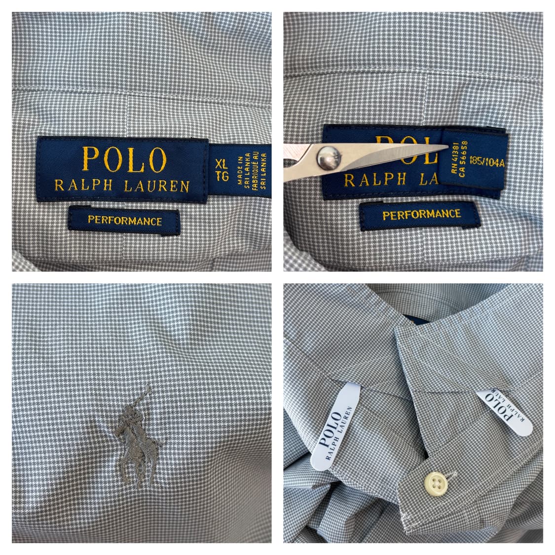폴로 랄프로렌 PERFORMANCE 나일론셔츠XL/라이트그레이 상품이미지4