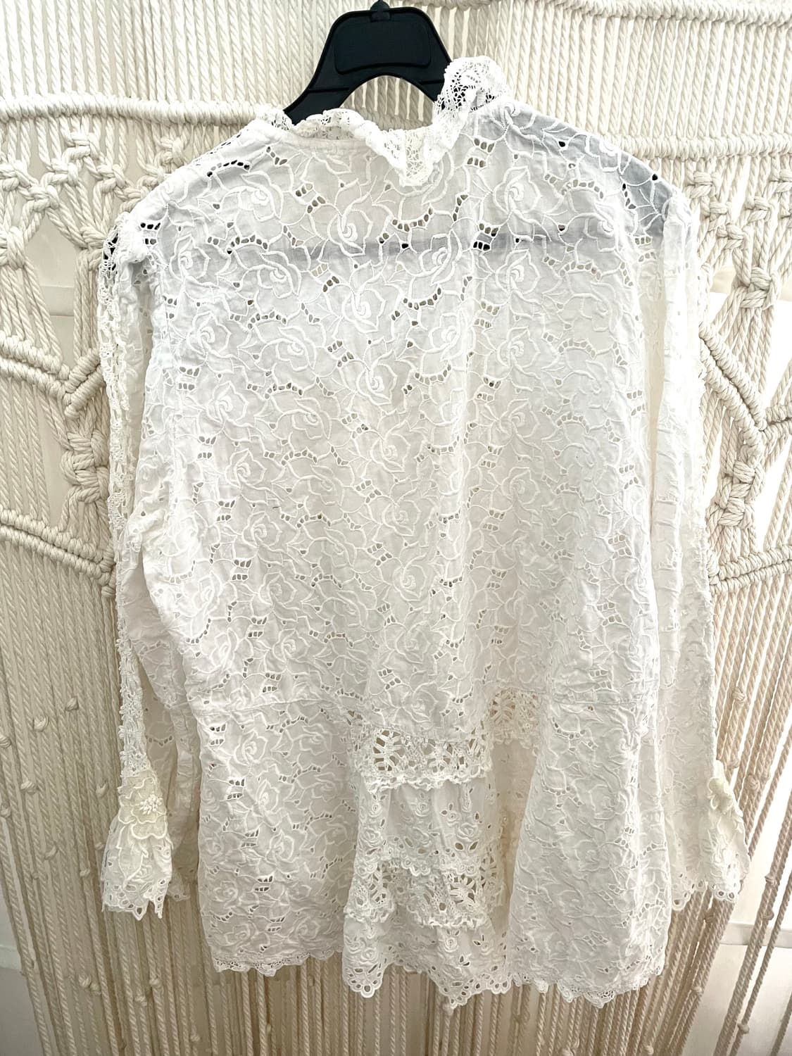 빈티지 레이스 블라우스 상품이미지4