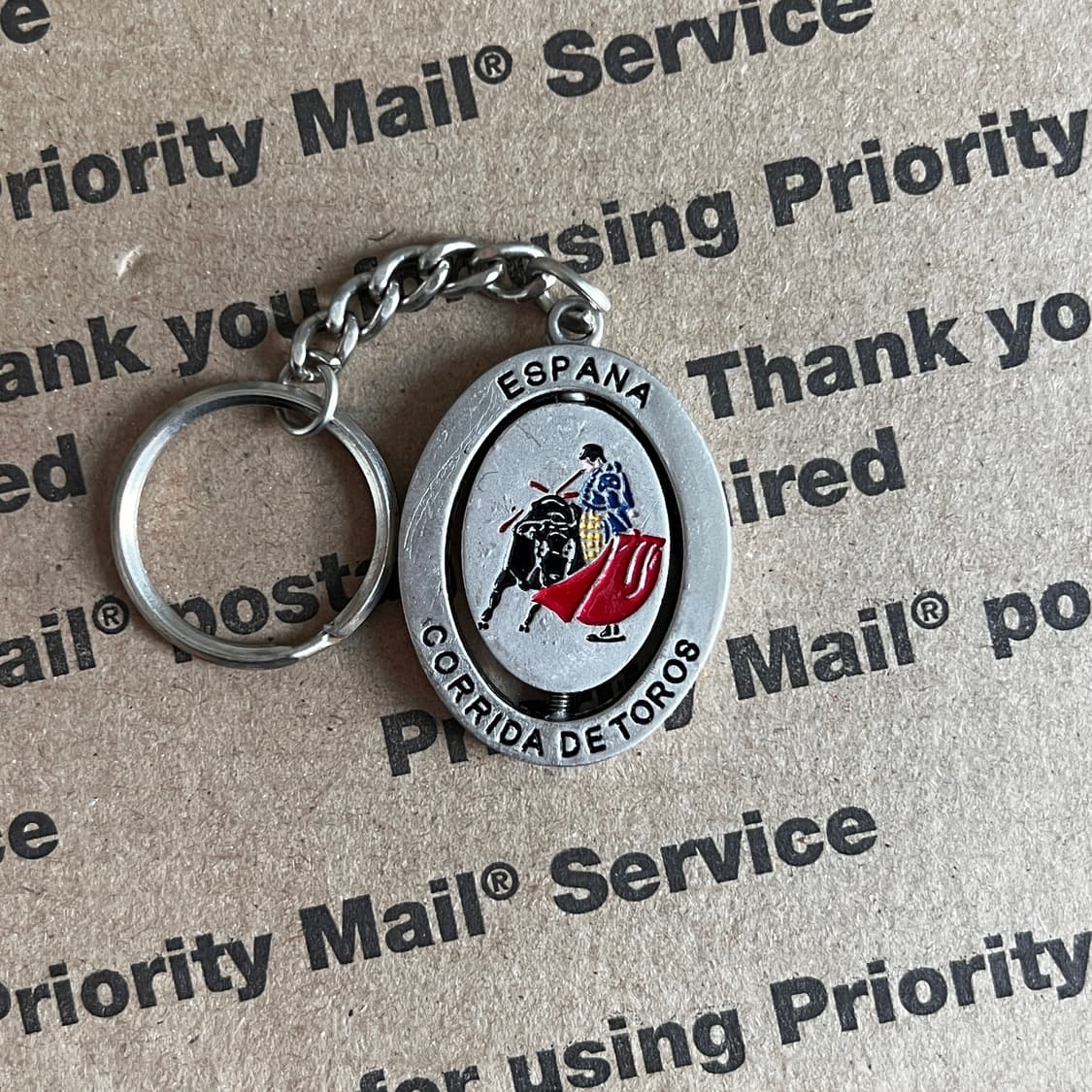 90s vtg Espana Bullfight Keyring 상품이미지1