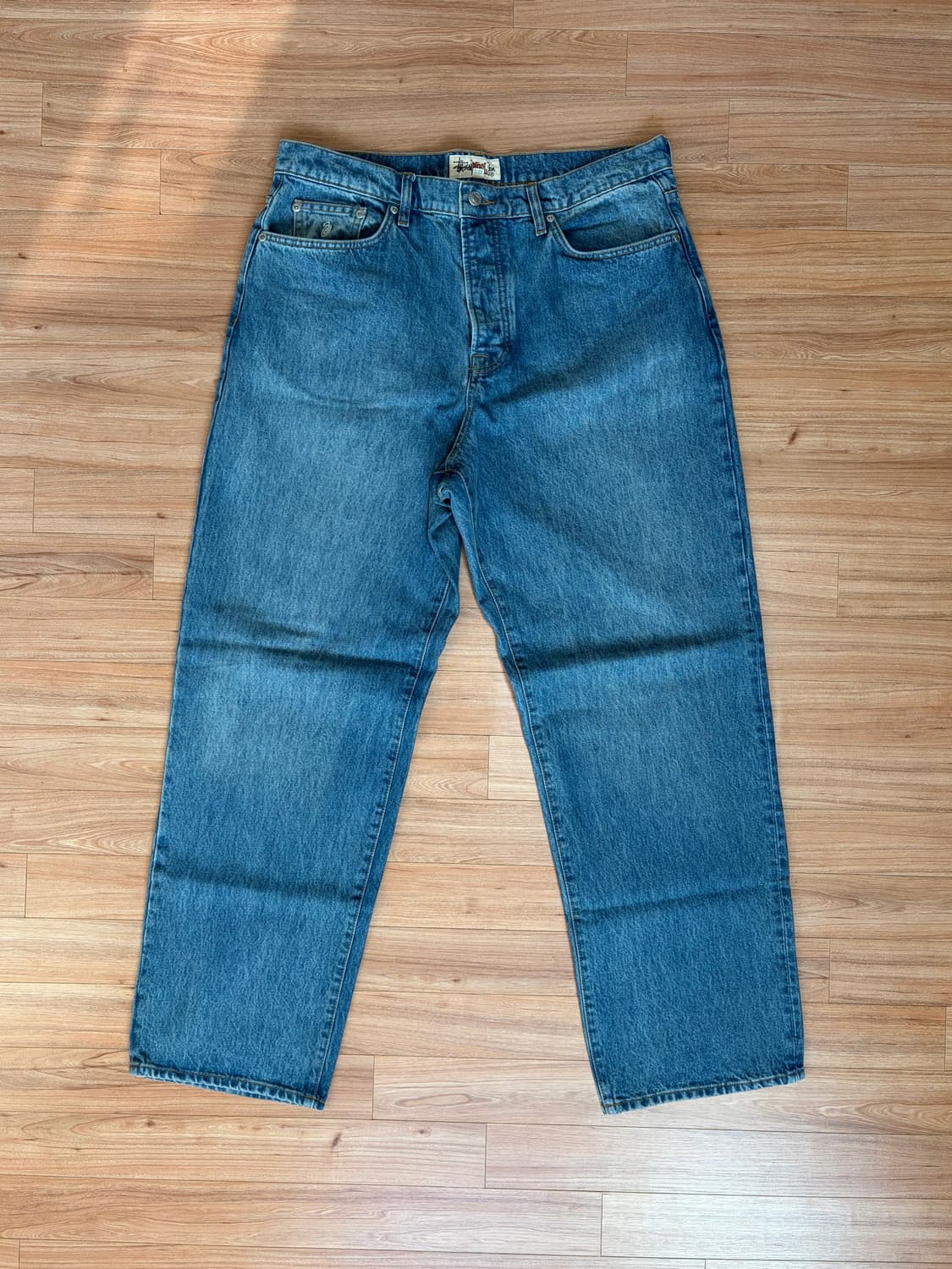 [33] 스투시 데님 빅 올 진 워시드 블루 상품이미지2