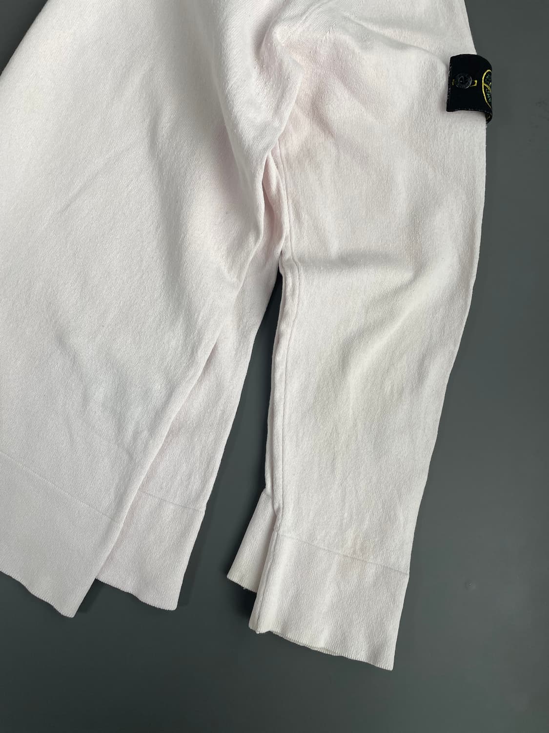 [XL] 스톤 아일랜드 와펜 패치 오가닉 코튼 니트 스웨터 상품이미지5