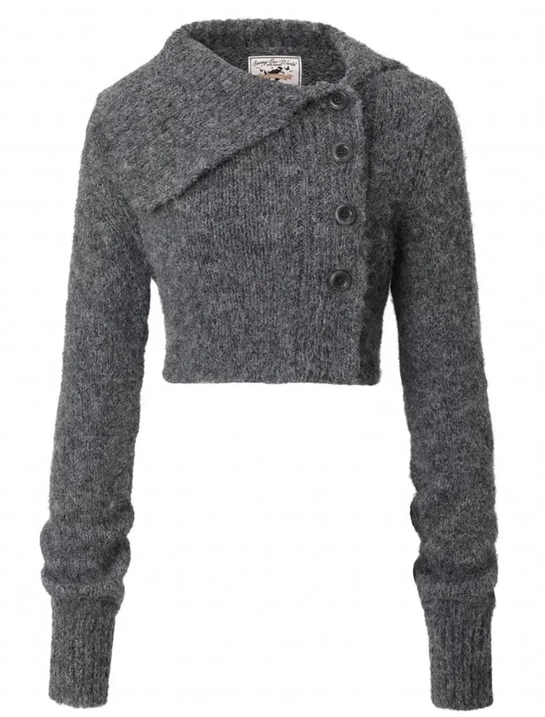 구매) 쓰리타임즈 아몬드 가디건 상품이미지1