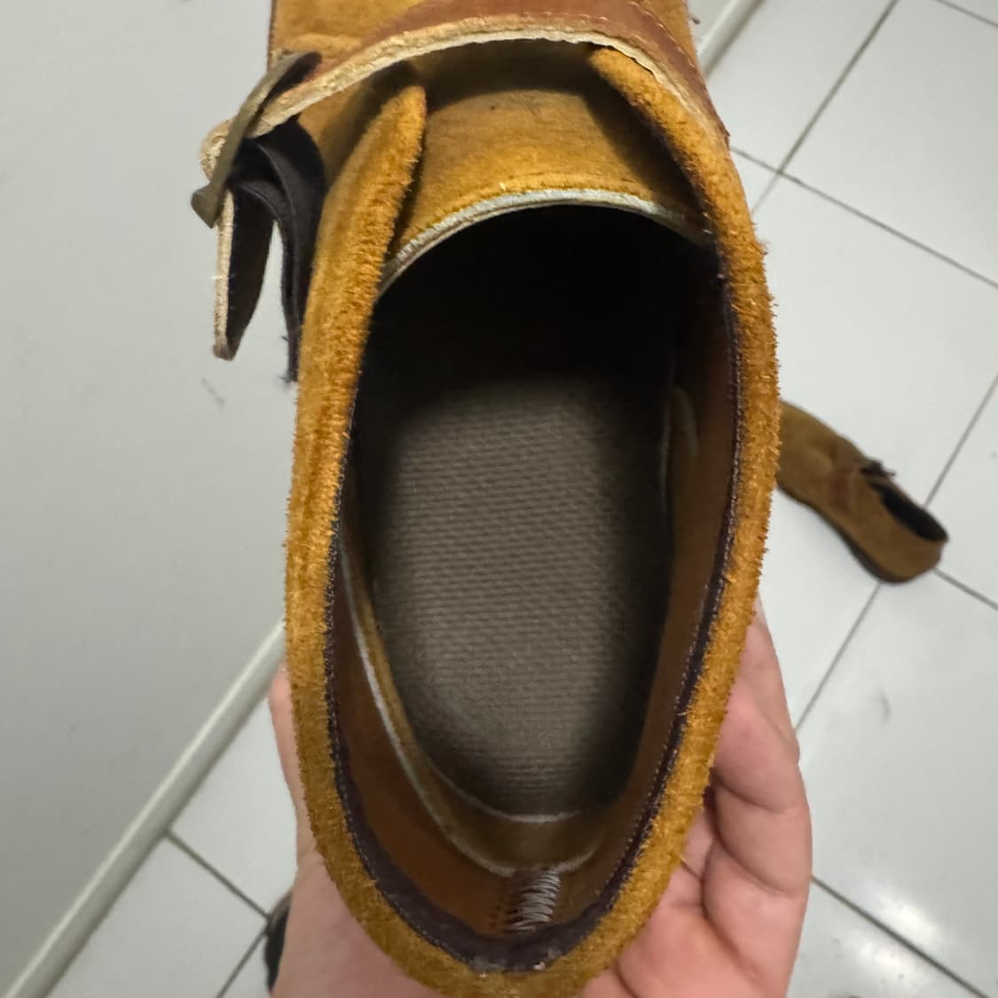 올드,클래식)orvis 처카부츠 몽크스트랩 스웨이드 상품이미지5