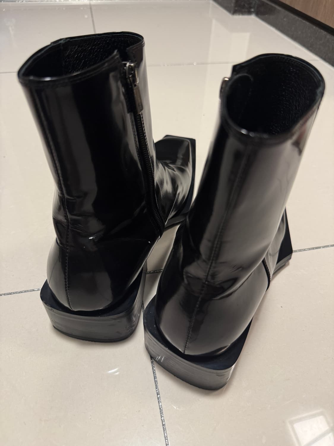 쏘유레슈어 부츠 demain black(gloss) 270 상품이미지3