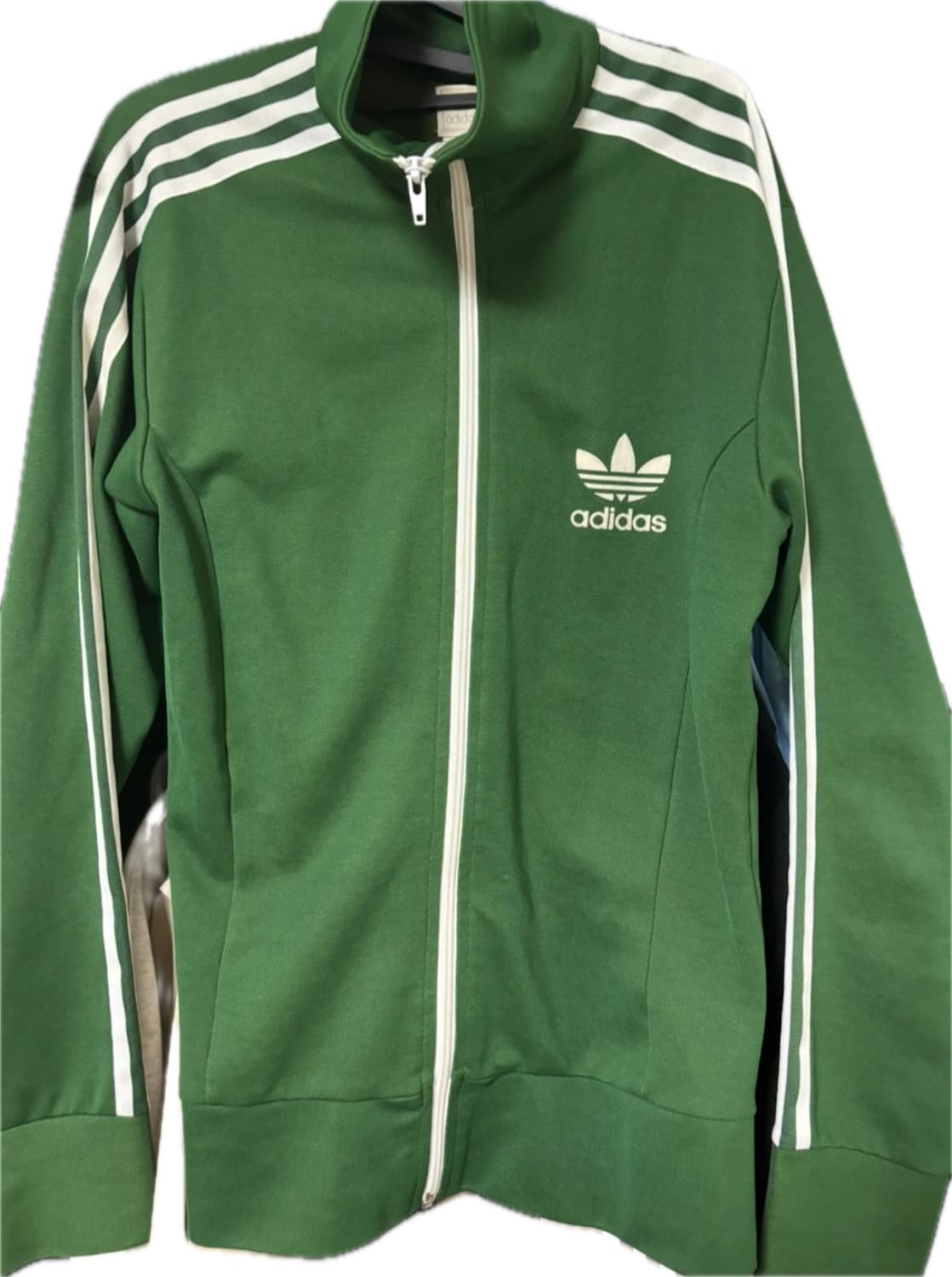 아디다스 불꽃 정품 그린 3선 트랙 자켓 100 상품이미지1