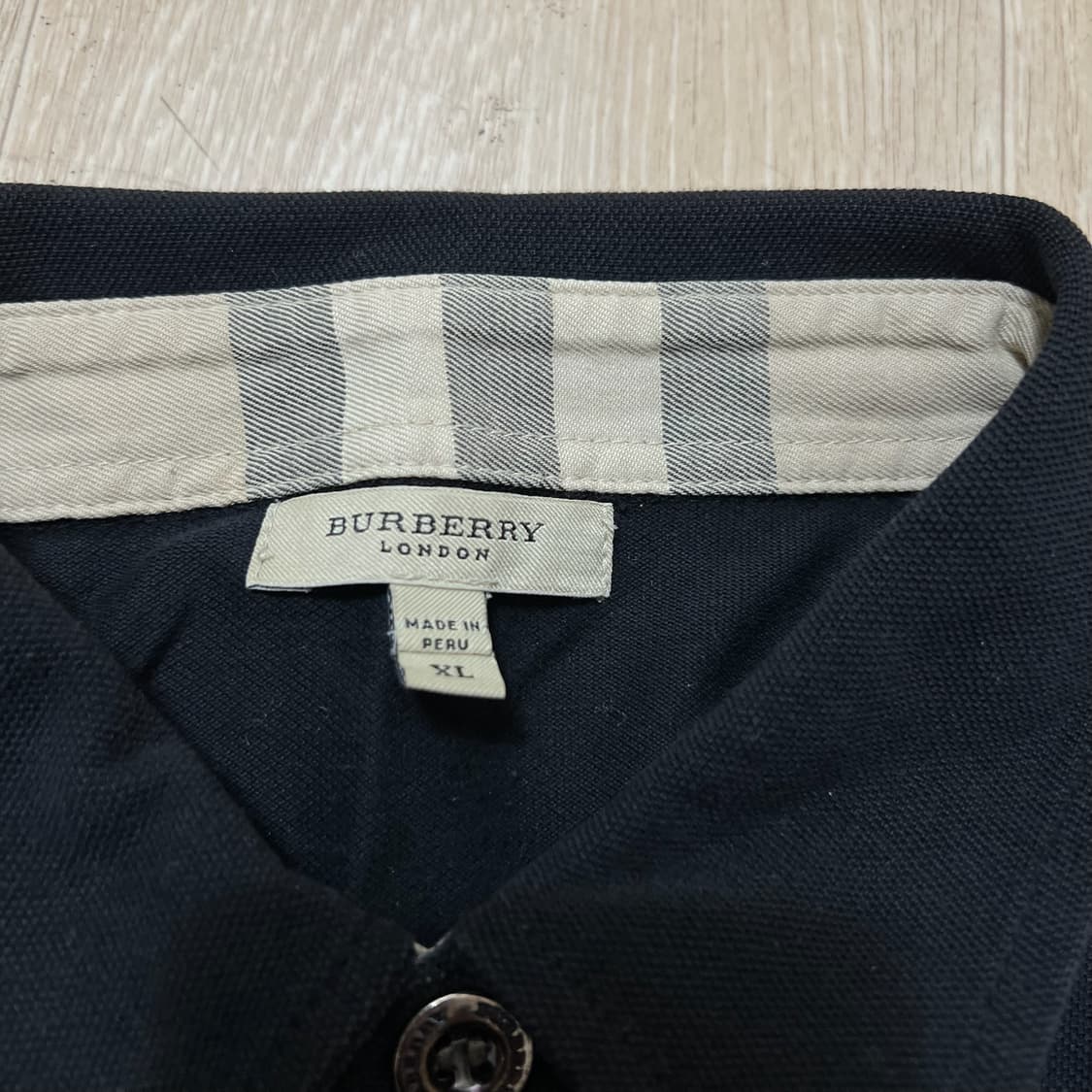 버버리 노바체크 PK 긴팔 카라티 XL/105  상품이미지5