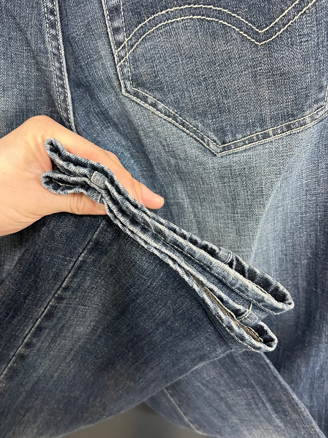 Dickies 디키즈 일자핏 워싱 데님 팬츠 상품이미지4