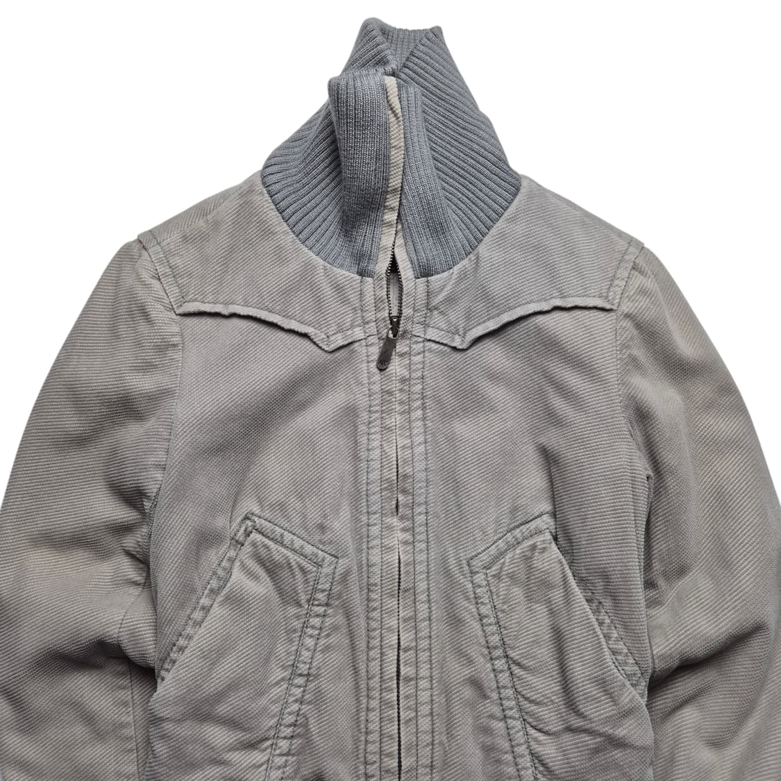 [XS] 아르마니 익스체인지 하이넥 크롭 자켓 상품이미지3