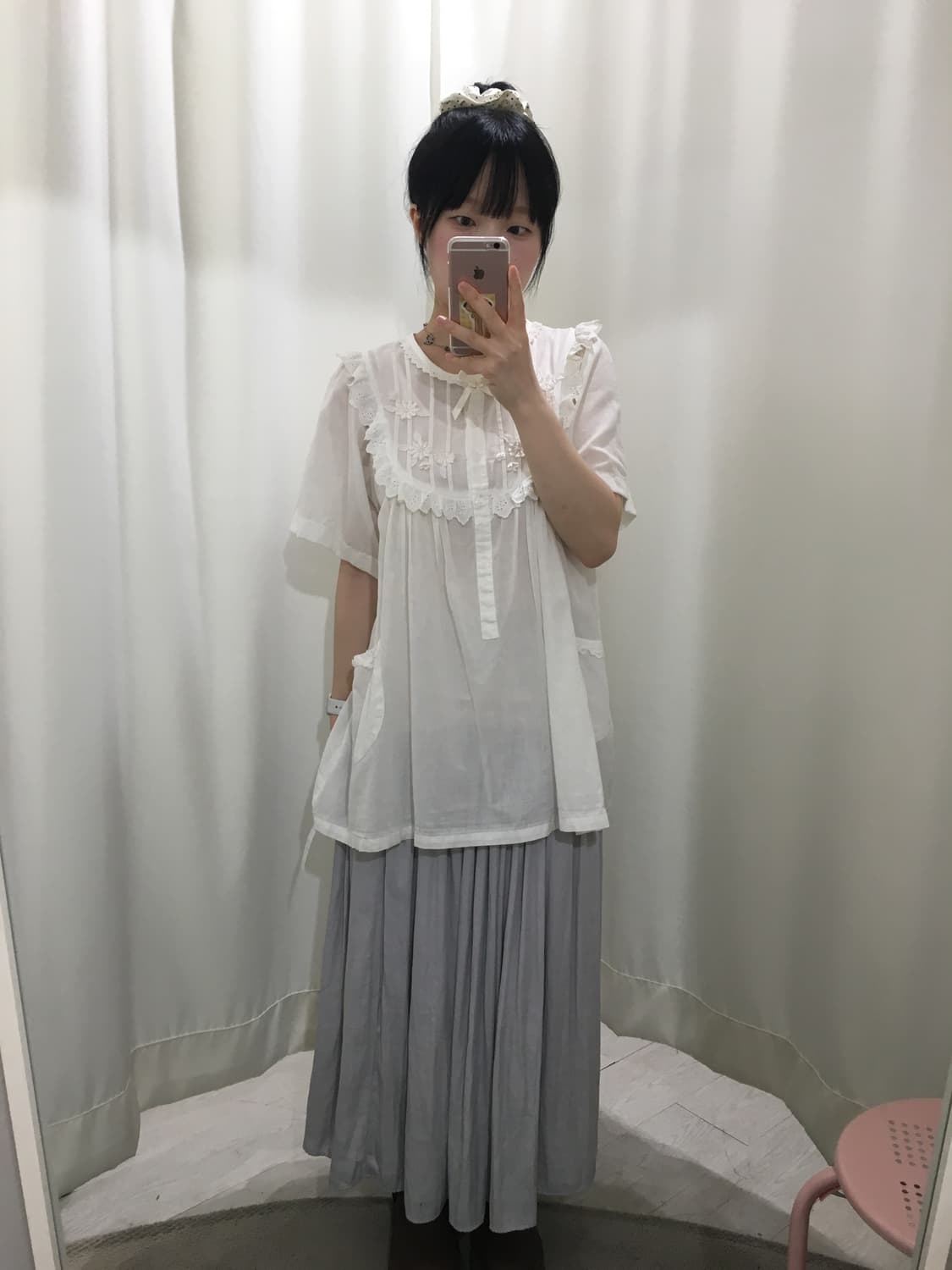 페어리 모리 리본 블라우스 상품이미지3