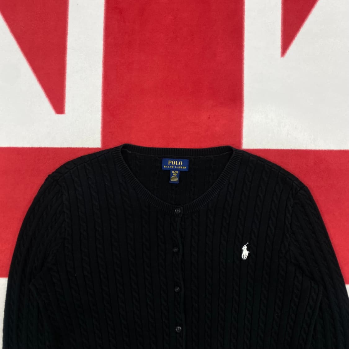 폴로 가디건 실측 여성55 상품이미지3