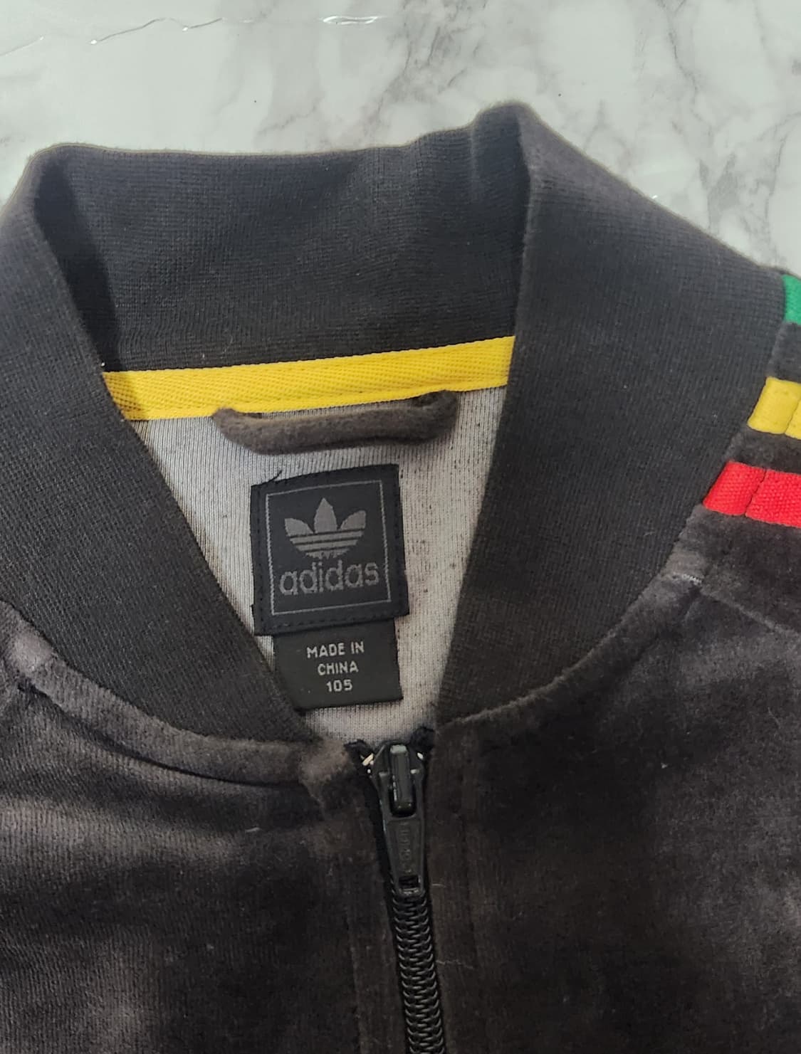 아디다스 벨벳 브라운 트레이닝 져지 자켓 상품이미지5