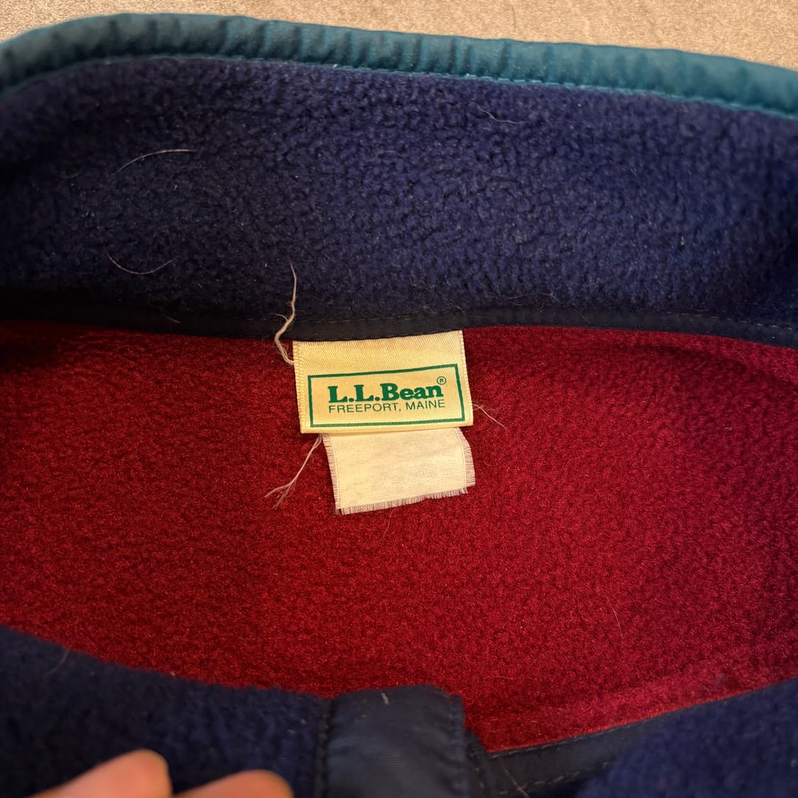 90s L.L.bean 90년대 생산 엘엘빈 투톤 신칠라 스냅티 상품이미지6