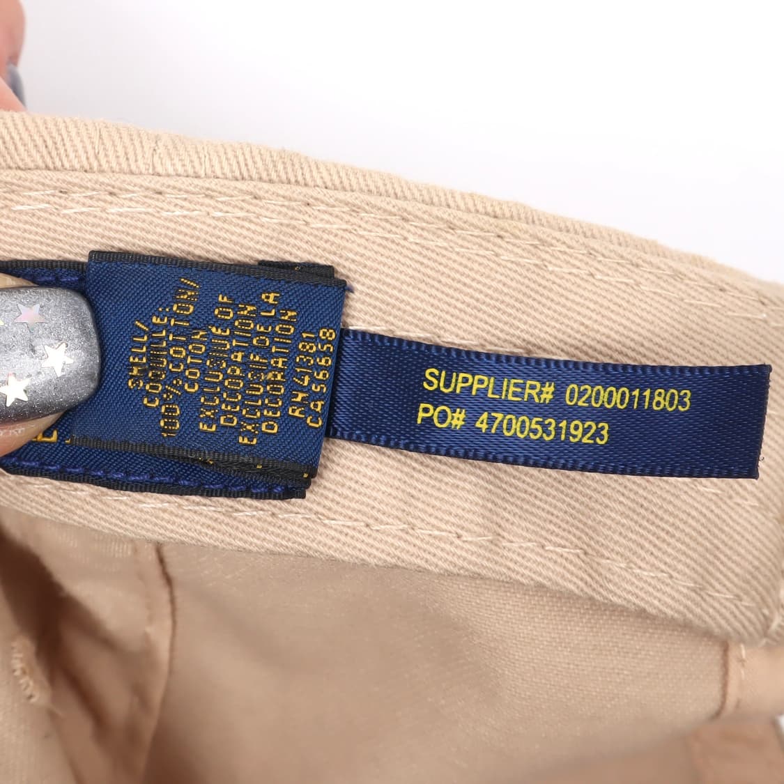 폴로 랄프로렌 베이지 코튼 볼캡 상품이미지7