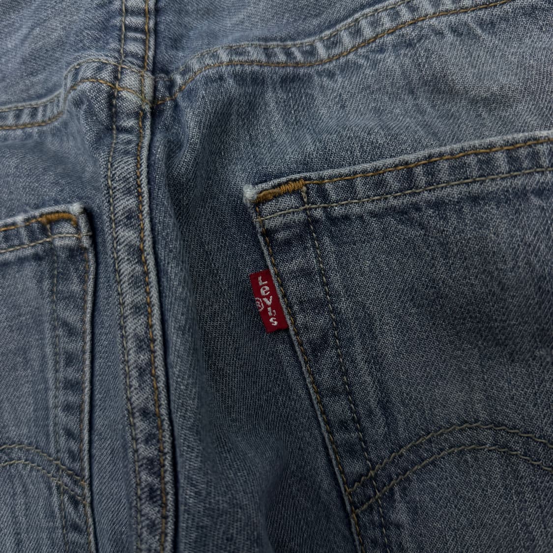 리바이스 569 새깅 워싱 와이드 스케이터 데님팬츠 상품이미지8