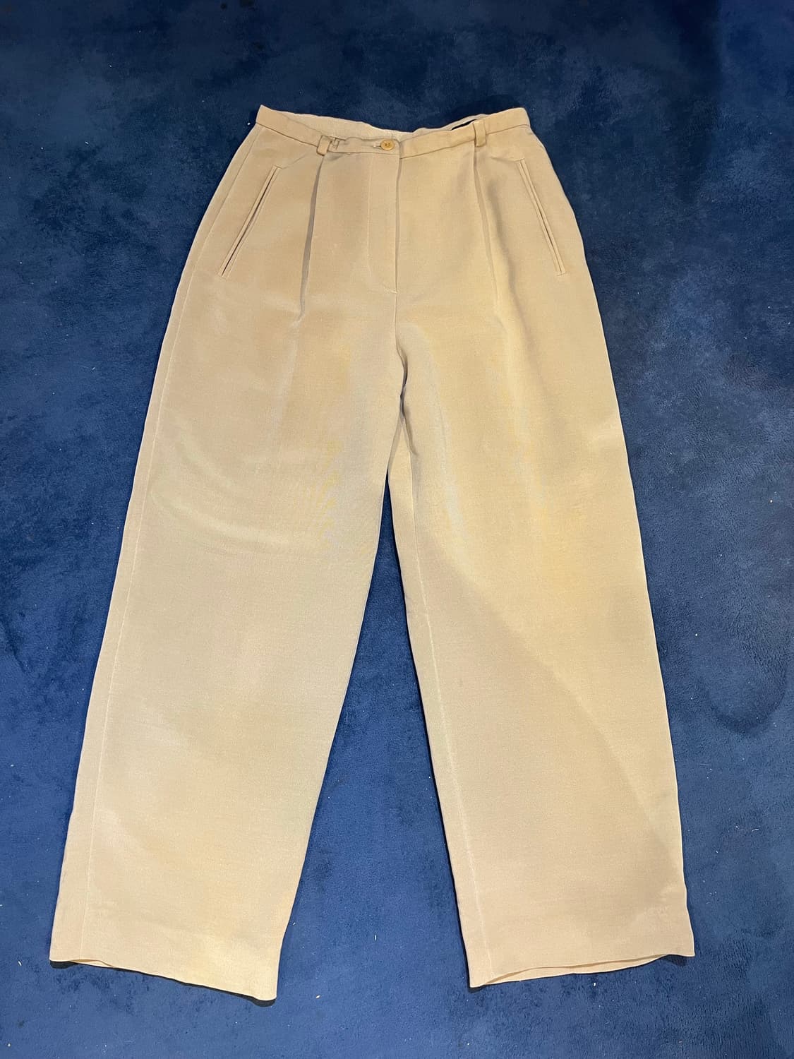 MANI 이탈리아 투턱 와이드 팬츠 (이탈리아제 / 여성 42) 상품이미지3