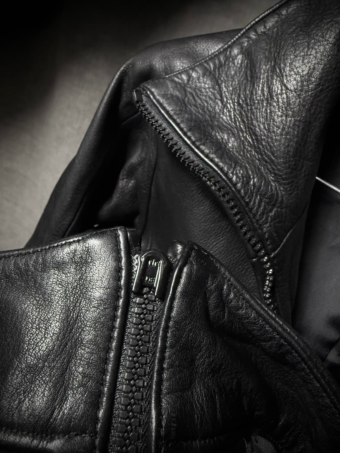 CIVILIZED High Neck Cow Leather Jacket 상품이미지7