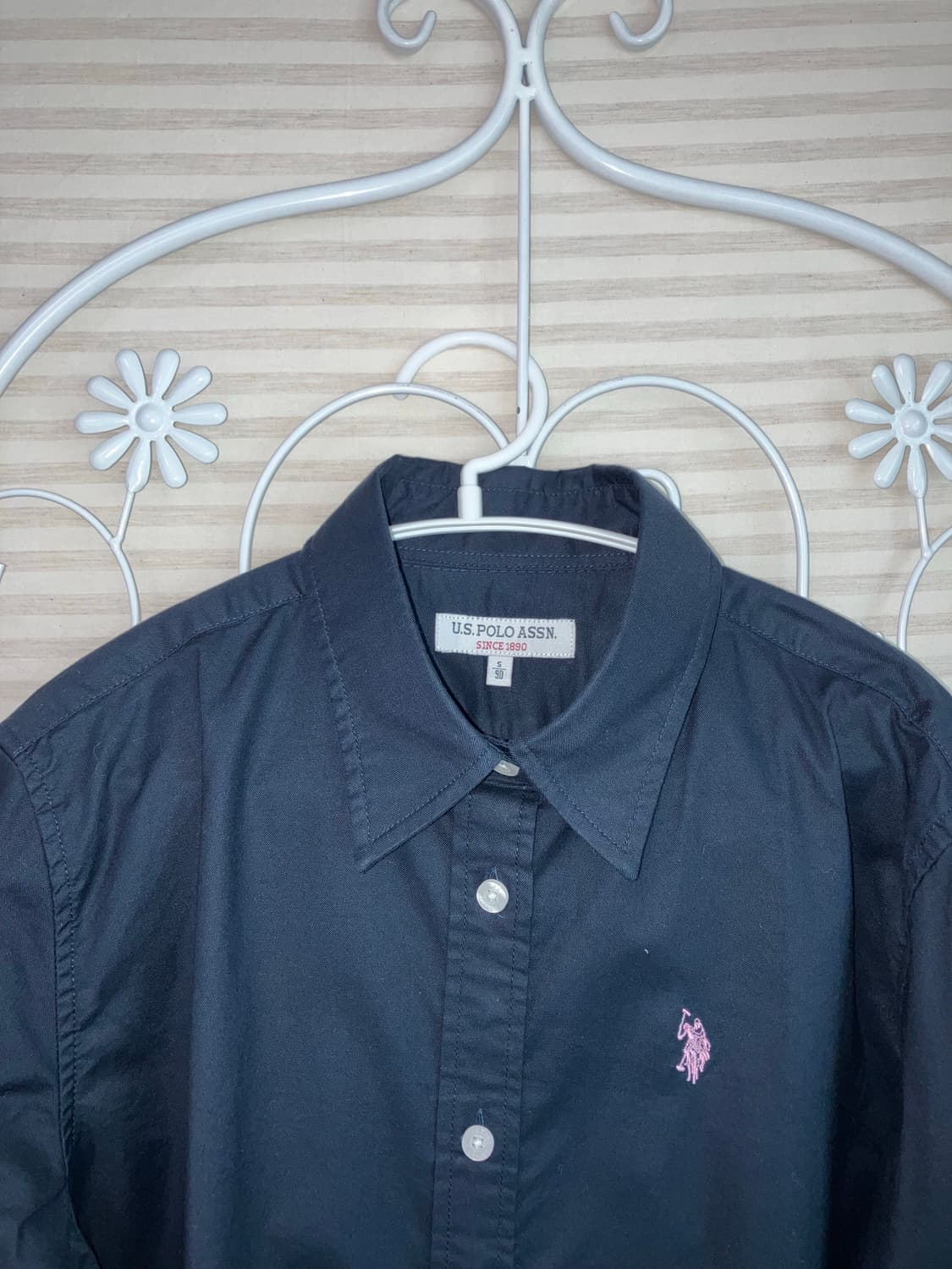 빈티지 블랙 폴로 셔츠 y2k 스트릿 갸루 펑키 일본빈티지514 상품이미지3