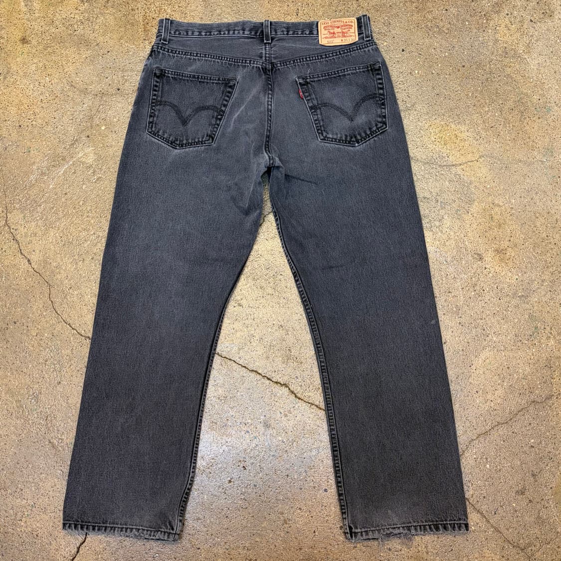 00s 미국 빈티지 리바이스 505 블랙진 청바지 상품이미지5