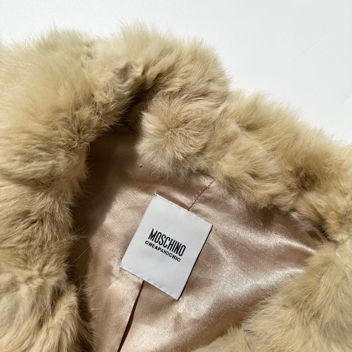 모스키노 케이블 니트 퍼 싱글 자켓 상품이미지4