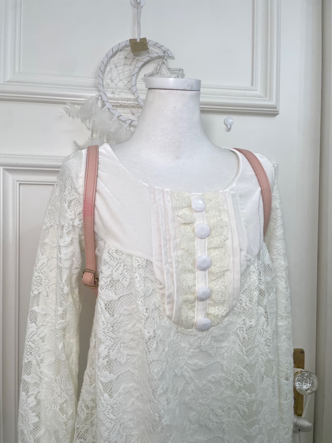 LOVE TOXIC lace-up mini backpack 상품이미지5