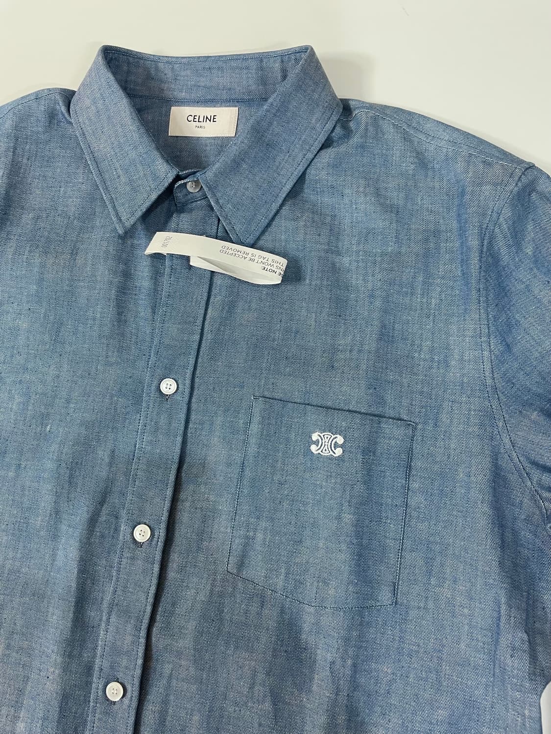 셀린느 샴브레이 셔츠 39,40,41 새상품 판매 상품이미지3