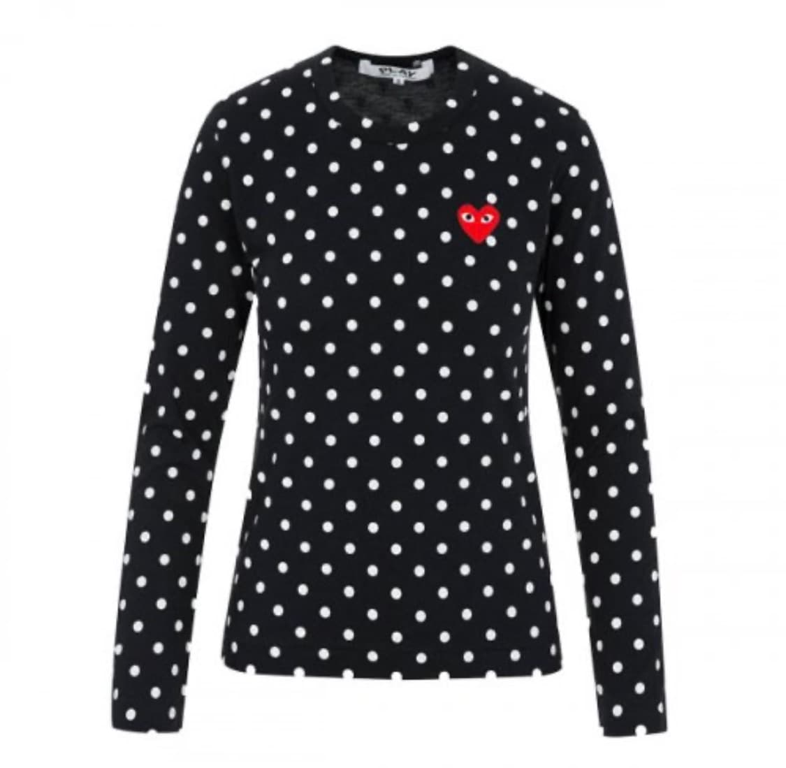 꼼데가르송 플레이 레드와펜 도트 롱슬리브 (made in Japan) 상품이미지1