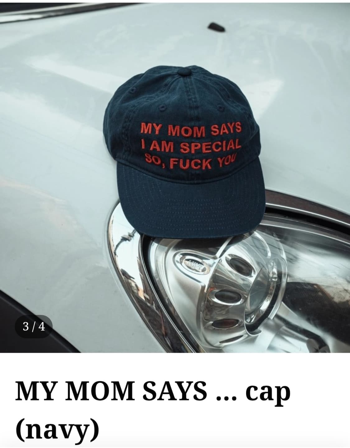 마스컴퍼니 MY MOM SAYS... CAP 상품이미지2