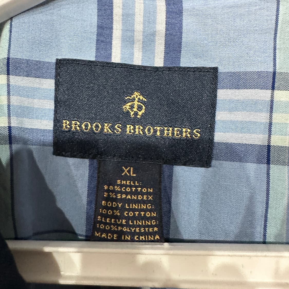 브룩스브라더스 면자켓 블루종 XL 상품이미지4