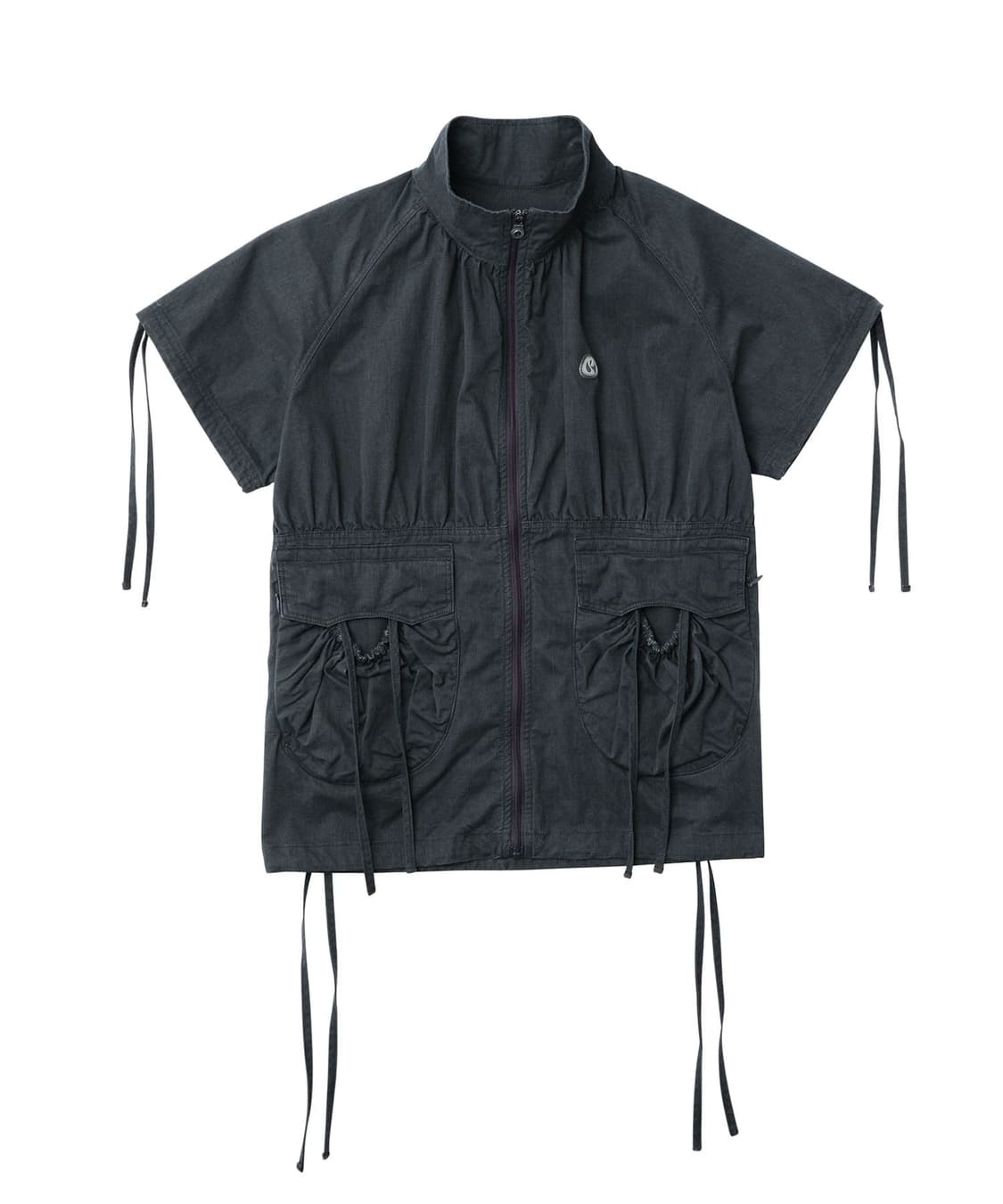 코이세이오 SHIRRING POCKET JACKET CHARCOAL 상품이미지1