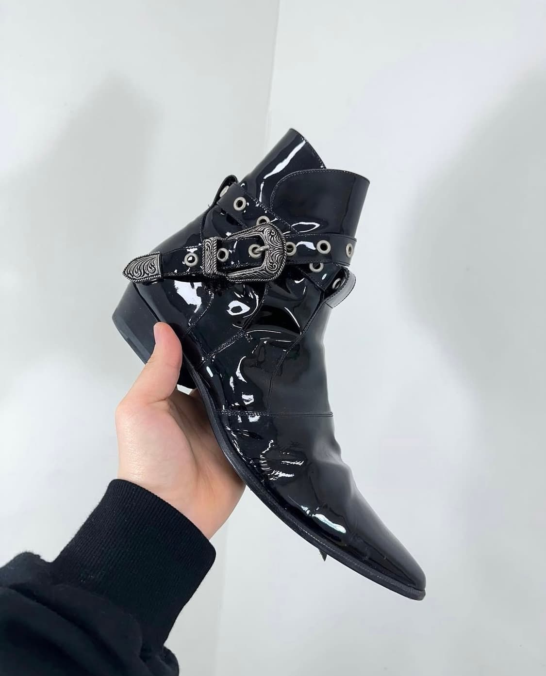 생로랑 14ss 웨스턴 버클 부츠 상품이미지5