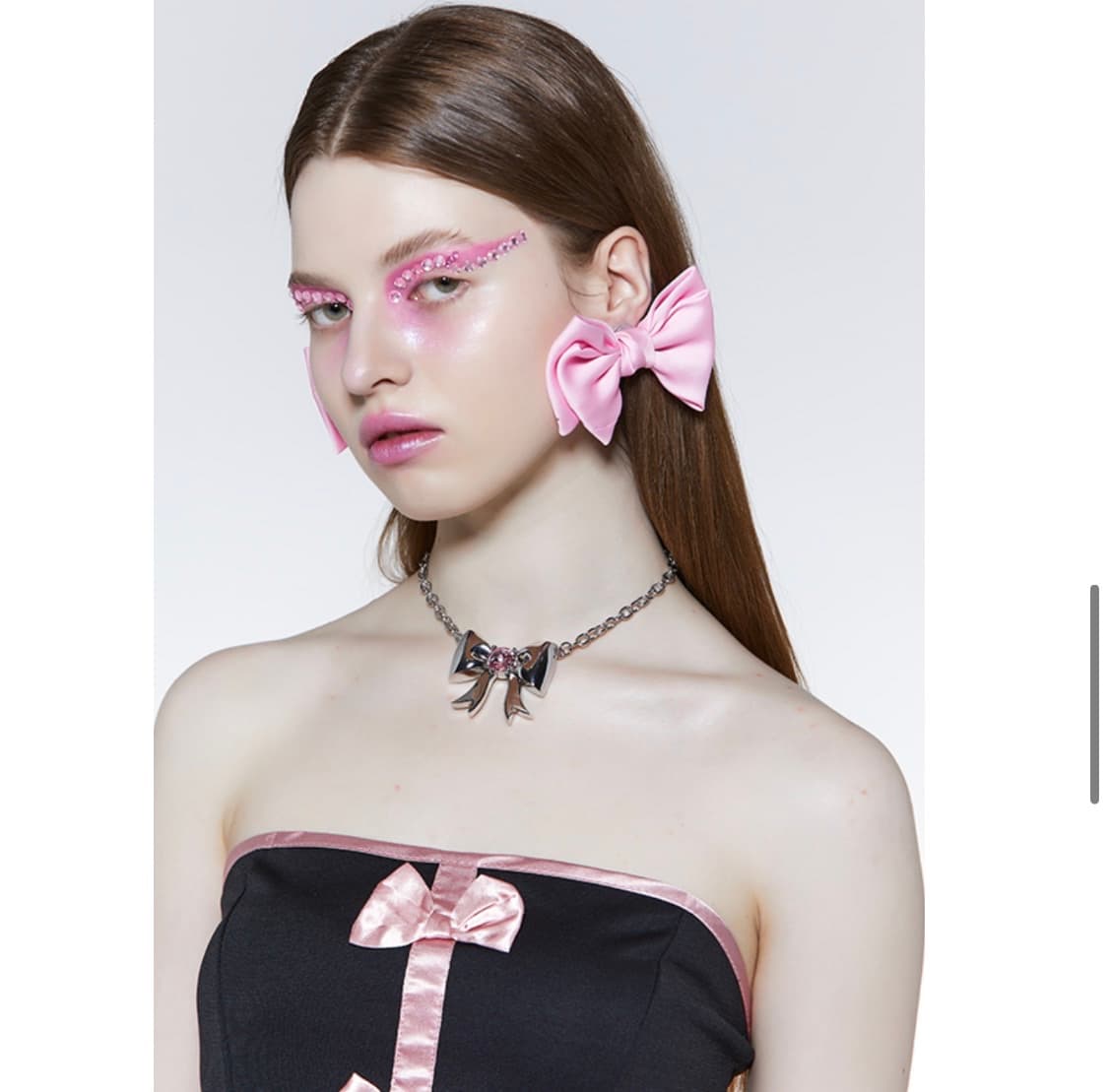 Big ribbon necklace 상품이미지3