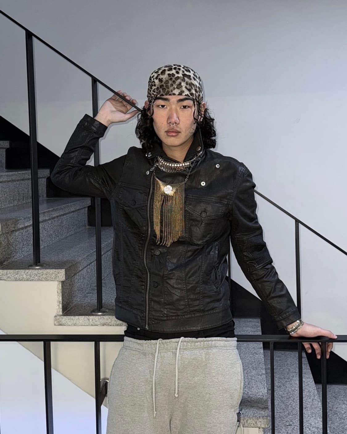 Diesel 레더 자켓 상품이미지2