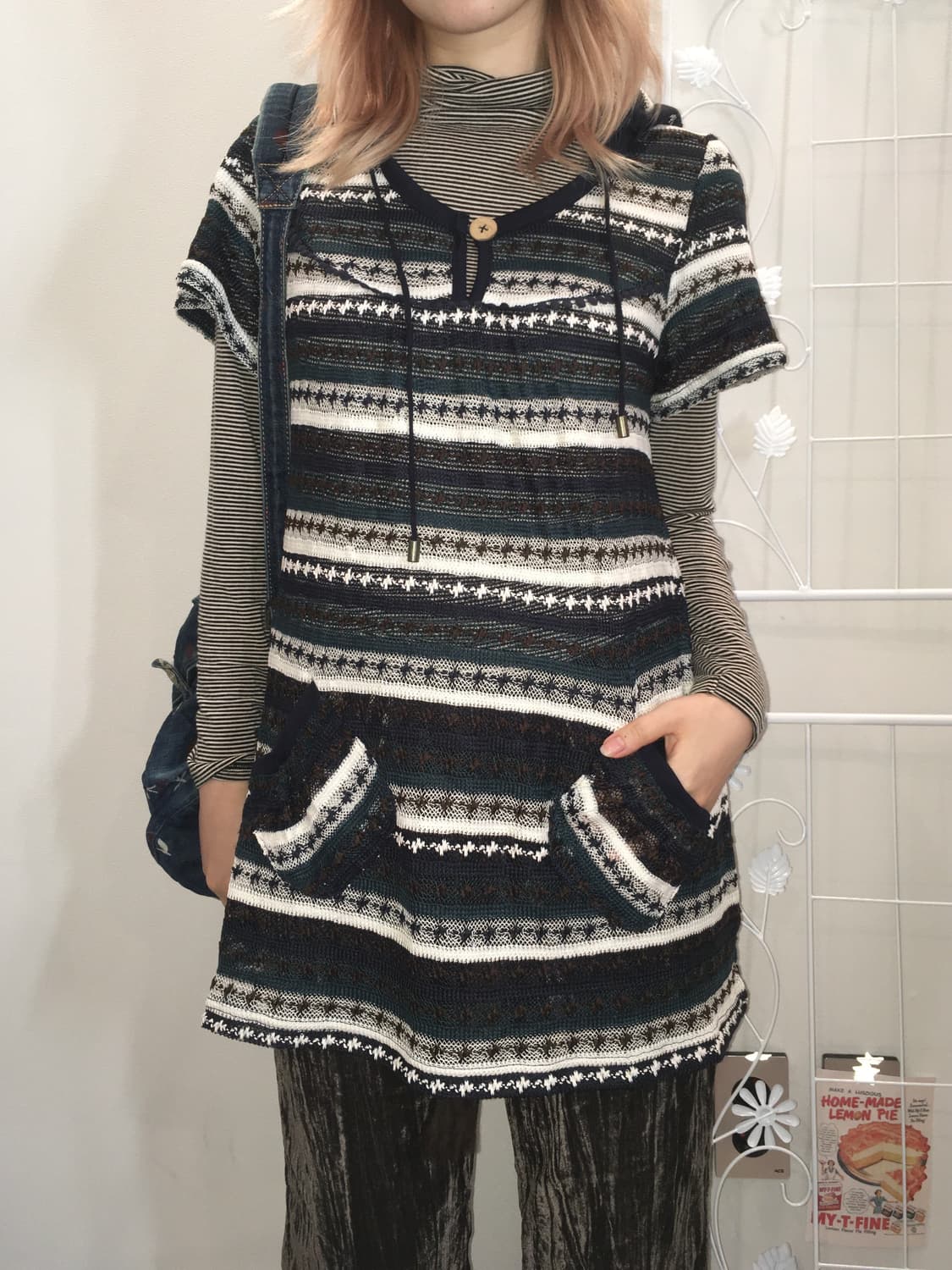 jpn vintage stripe pullover long sleeve 상품이미지2