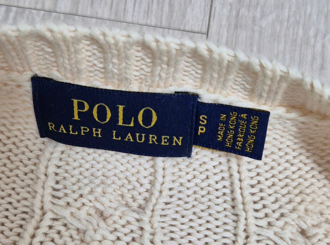폴로 랄프로렌 빅로고 꽈배기 니트 상품이미지2