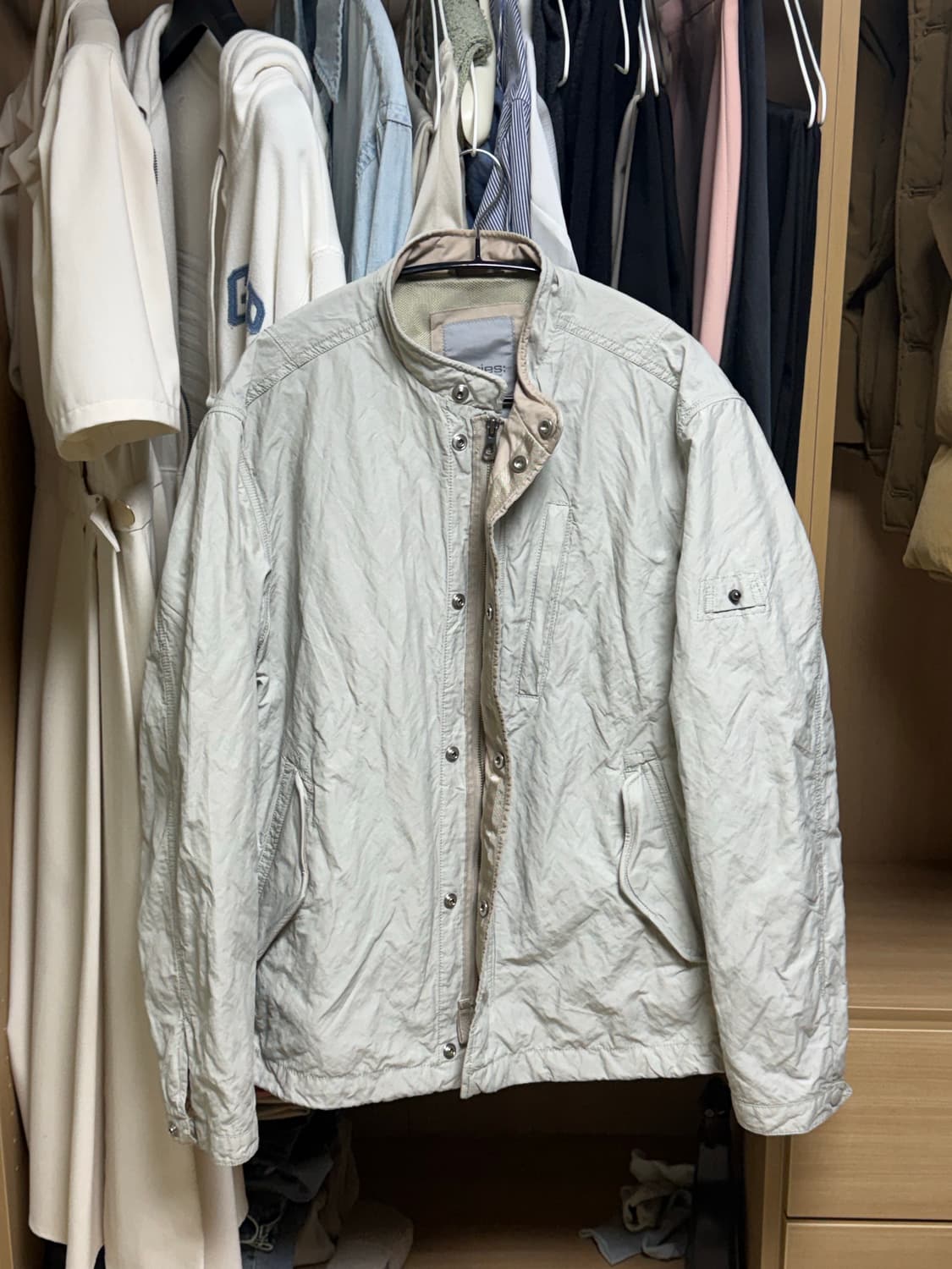 SERIES 시리즈 워싱 블루종 바람막이 자켓 상품이미지1