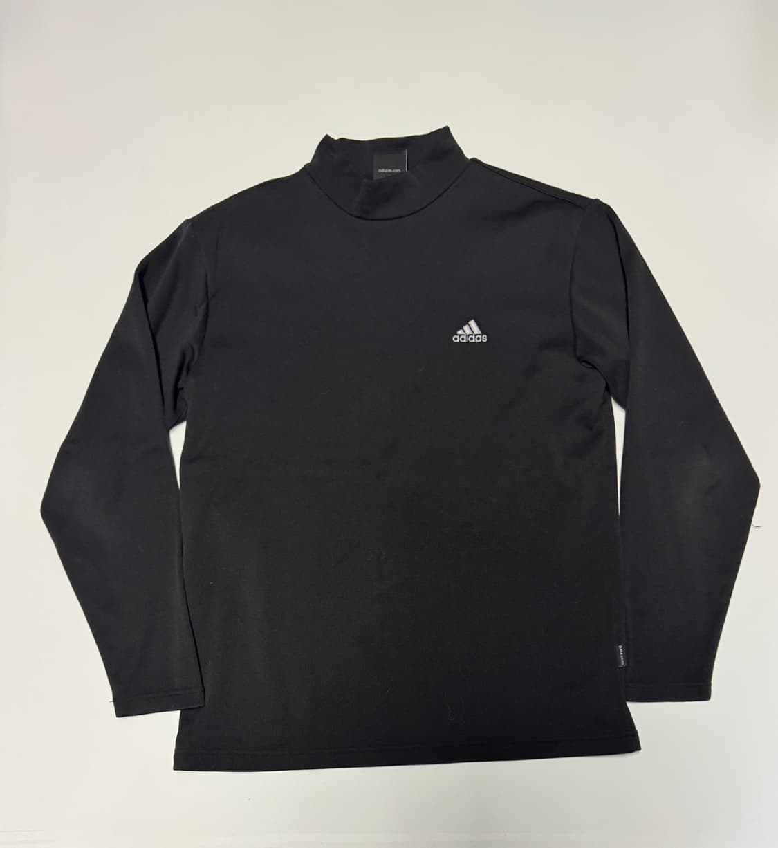 아디다스 기모 스판 기능성 긴팔 티셔츠 L 블랙 상품이미지1