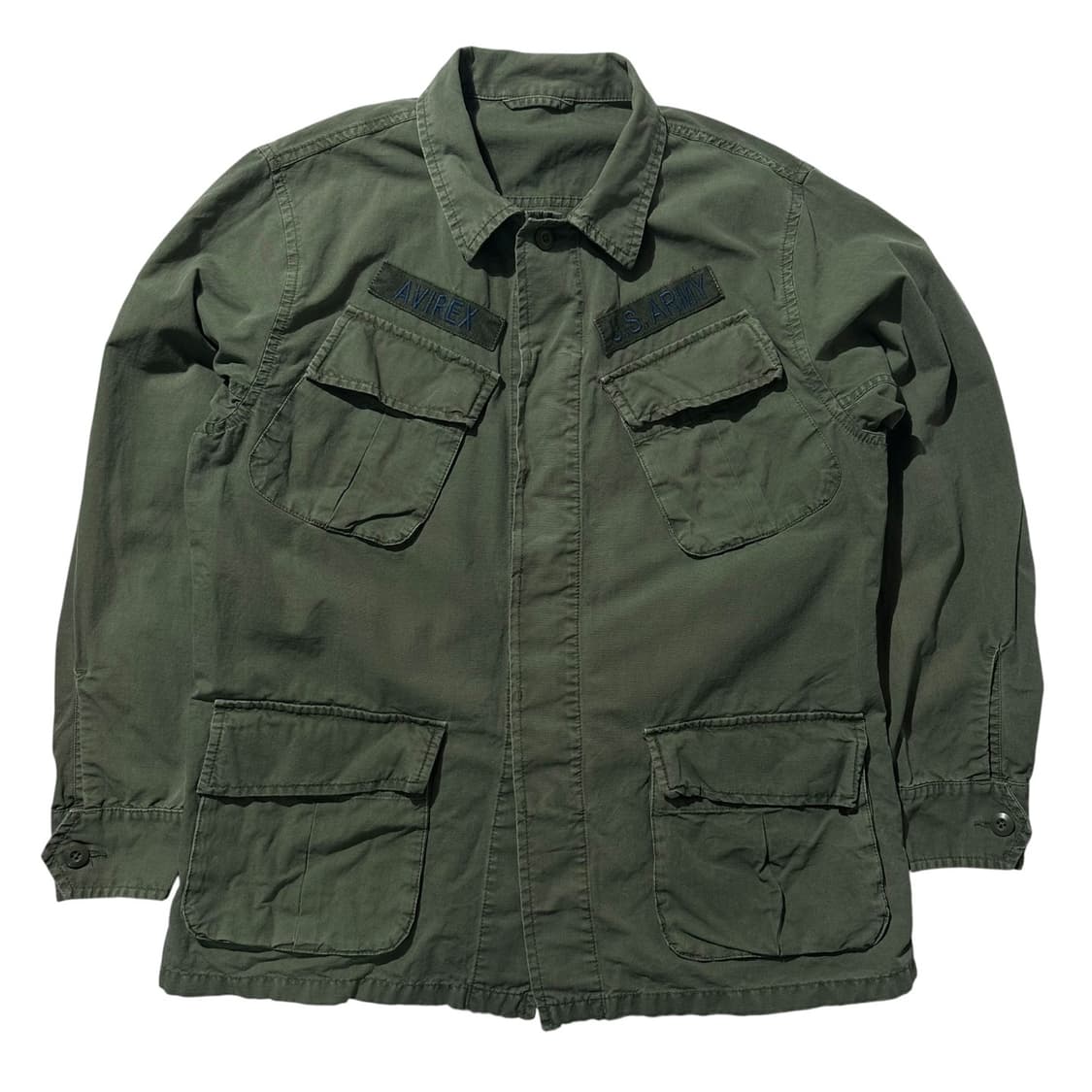 아비렉스 엠브로이디드 밀리터리 정글 퍼티그 자켓 상품이미지1