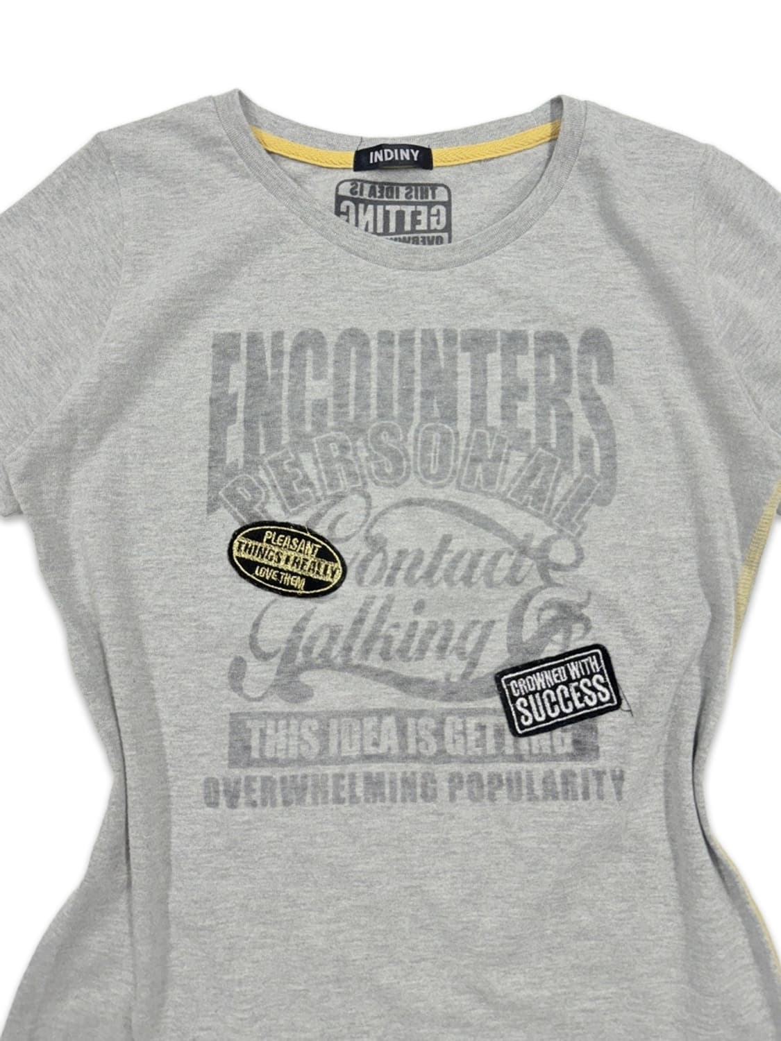 빈티지 그레이 그레픽 반팔티 상품이미지3