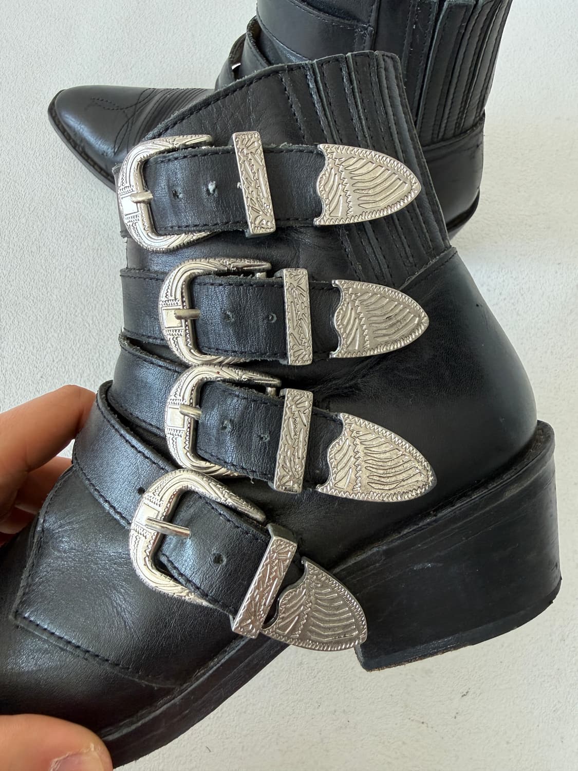 [EU36]토가 풀라(TOGA PULLA) 웨스턴 버클 부츠 상품이미지6